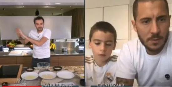 阿扎尔参加烹饪节目 惨遭儿子拆穿：啥都不擅长