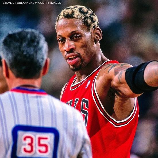 罗德曼玩过的那些头发!你最喜欢哪一款?