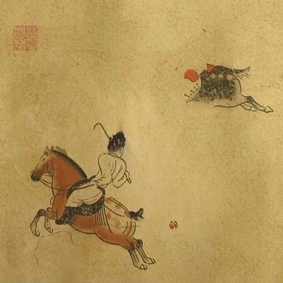 唐朝《打马球图》