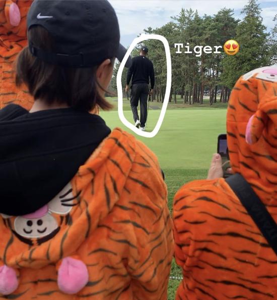 LPGA美女球员也追星 谁还不是个追星女孩了|多图