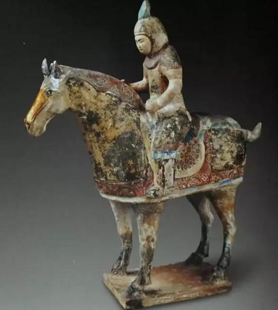 ▲唐代骑兵俑