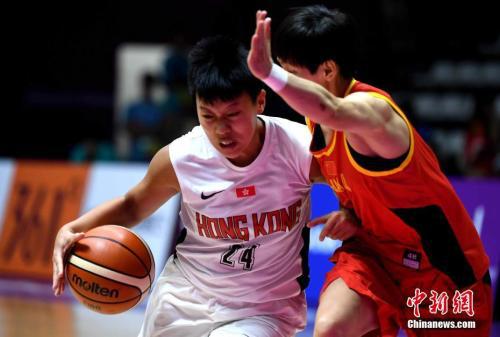 中国女篮比赛中。中新社记者 王东明 摄