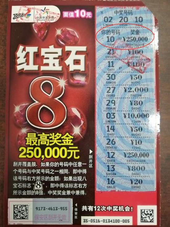 男子手气壮斩获体彩25万:幻想中奖竟成真-票