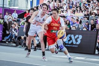 中國三人女籃戰勝澳大利亞隊 奪得武漢站冠軍