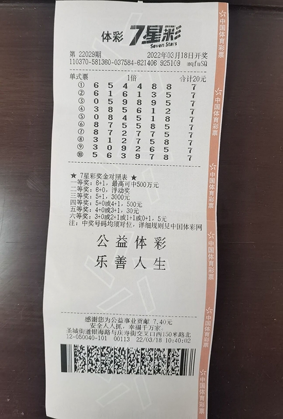 男子20元揽七星彩500万 时隔月余解封终于兑奖_彩票_新浪竞技风暴