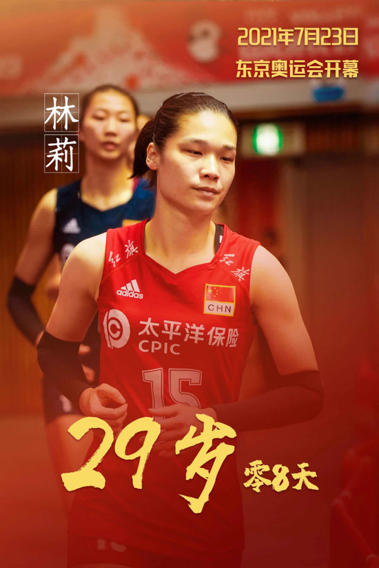 中国女排林莉28岁生日快乐:发热发光 乘风翱翔!