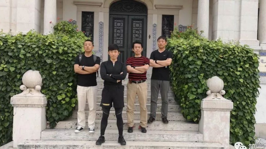 ▲从左到右依次是成昭毅、隋博、贾惠林、王志强