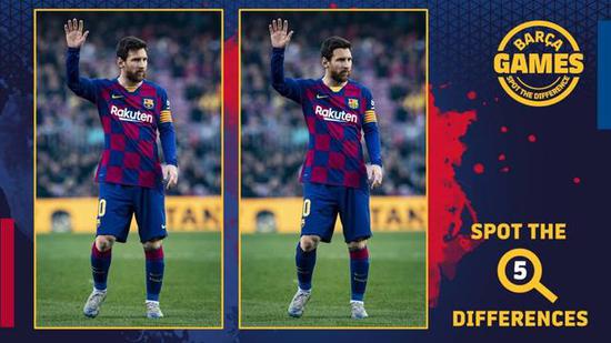 巴萨发起“梅西来找茬”活动 只有1%的人能做到