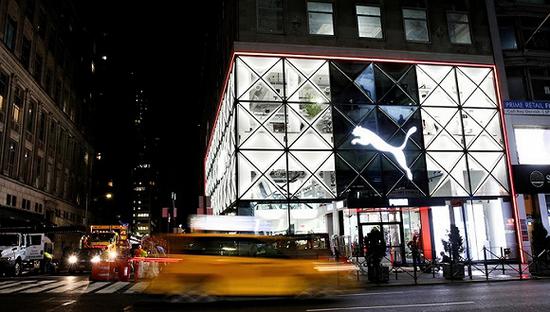 深入美国市场puma在纽约第五大道开张北美旗舰店