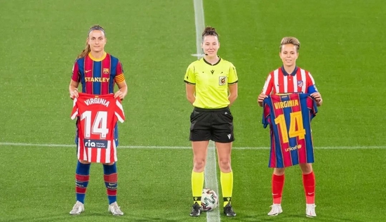 女子西甲马竞对阵巴萨