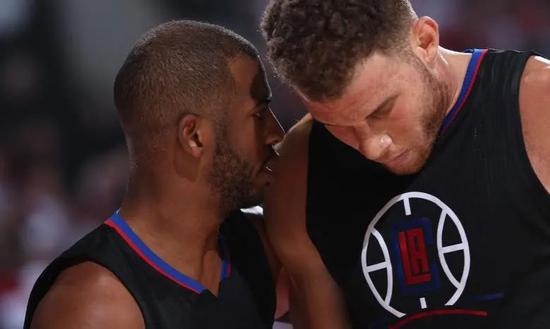 效力快船时期的保罗与格里芬