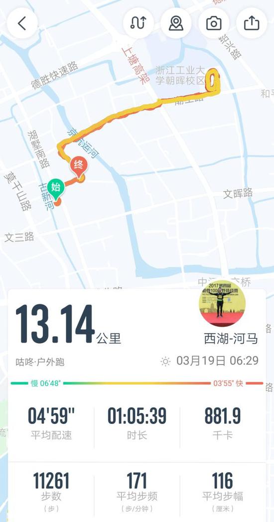 绕着房间也能跑马！浙江“大神”一个月跑500公