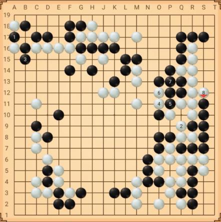 图说：柯洁执白胜申真谞棋图 新民晚报制图