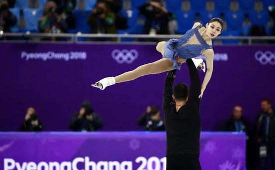 于小雨/张昊在2018年平昌冬奥会