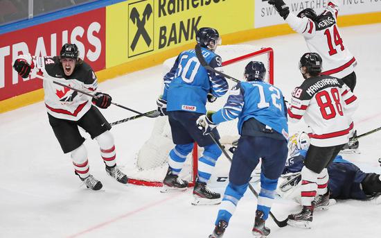 加拿大队加时赛绝杀芬兰。图/IC PHOTO