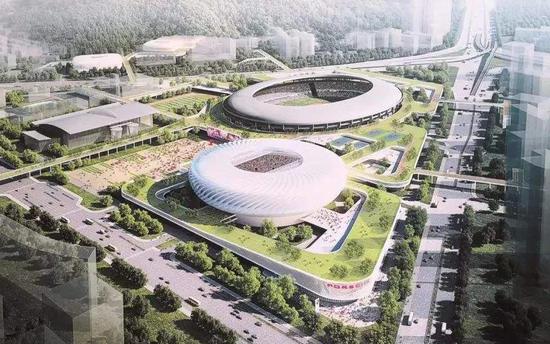 图：深圳体育场改造方案