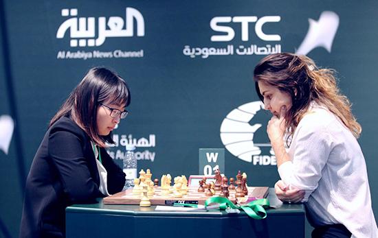 国象世界快棋锦标赛前5轮:居文君得分全场最高 国象世界快棋锦标赛前5轮:居文君得分全场最高