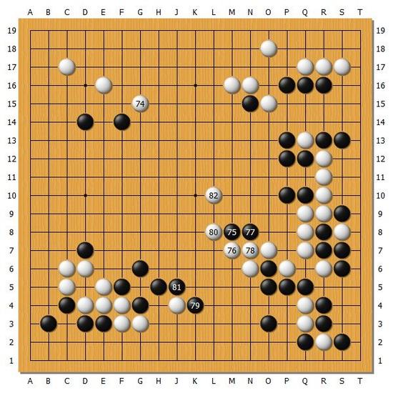 日本棋圣战井山裕太先下一城 一力辽稍欠火候 日本棋圣战井山裕太先下一城 一力辽稍欠火候