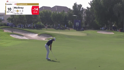 麦克罗伊10号洞精彩进攻果岭