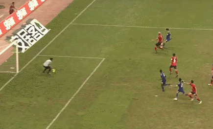 第81分钟，刘鑫瑜射门被门将扑出，穆里奇门前补射帮助球队逆转取胜！