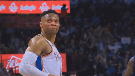 名场面!威少战术后仰就是从这里来的!