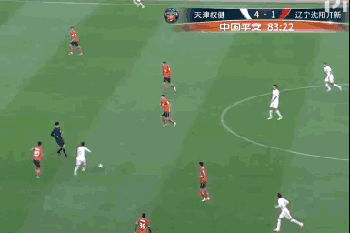 （张源后插上传球给莫德斯特射门偏出）