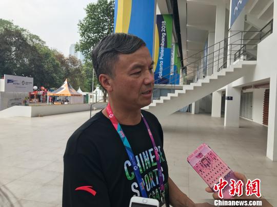 朱志根分析汪顺200米混合泳夺冠　马元豪　摄