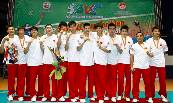中国男排在2012年亚洲杯首次夺魁