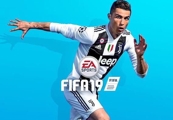 游戏封面上的C罗