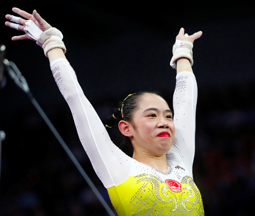 赛后≥刘婷婷高低杠获第七≮高低杠≯ 走出女团失利阴霾杨威点赞