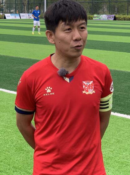 中国新闻网足球队队长田博川