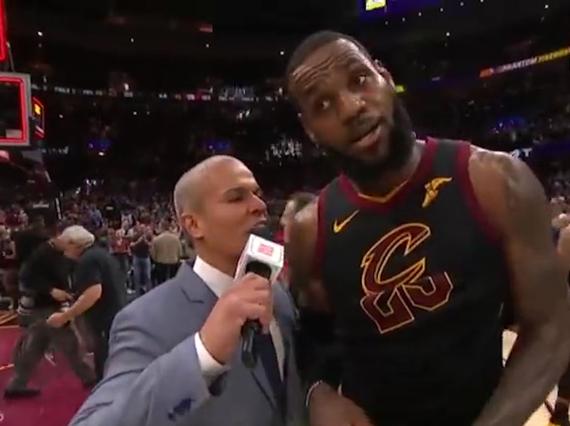 詹姆斯赛后谈绝杀