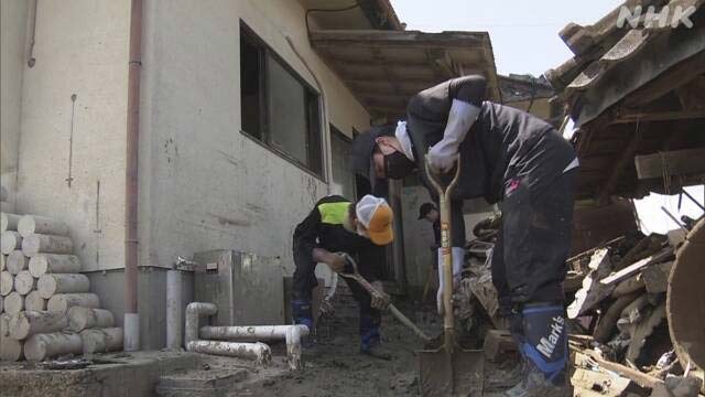 暴雨重创日本熊本县 山口茜不惧疫情当志工支援