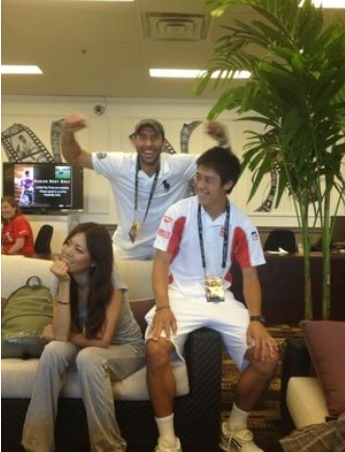 锦织圭和坪井保菜美