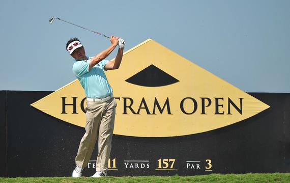 韦昌秀打出创球场纪录的62杆