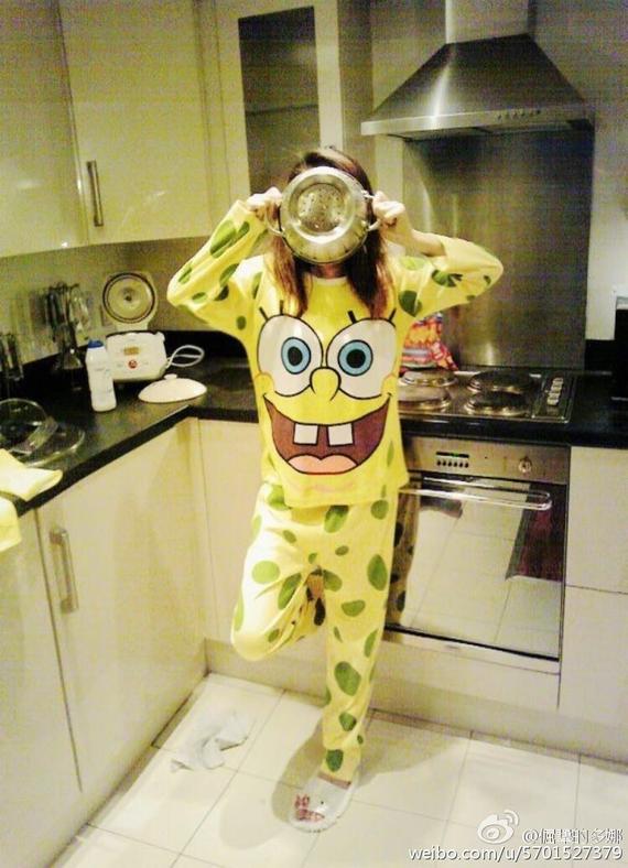 王励勤女友搞怪