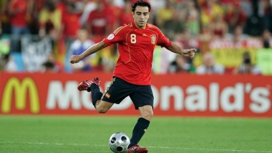 哈维成为2008年欧洲杯MVP