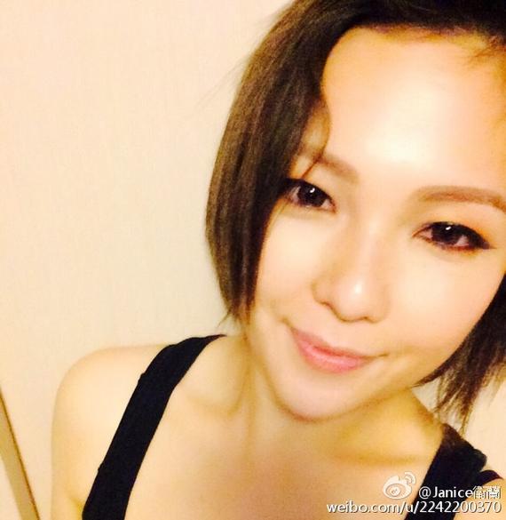 卫兰健身成功瘦出瓜子脸