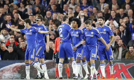 切尔西2-0力挫劲敌夺头名