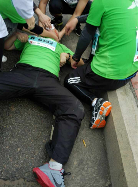 网友拍摄照片。