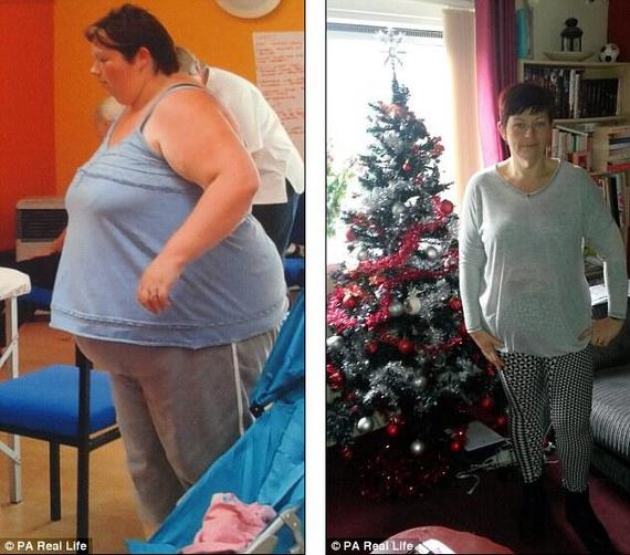 减肥前后对比照