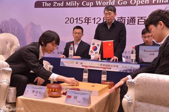 柯洁执白不敌李世石