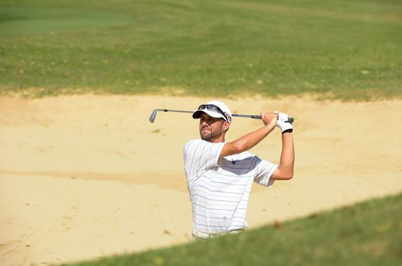 领先的美国球手凯文-麦利斯特