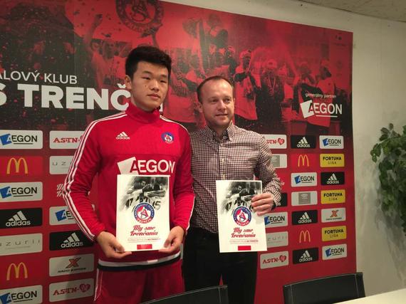 黄聪租借加盟了斯洛伐克俱乐部