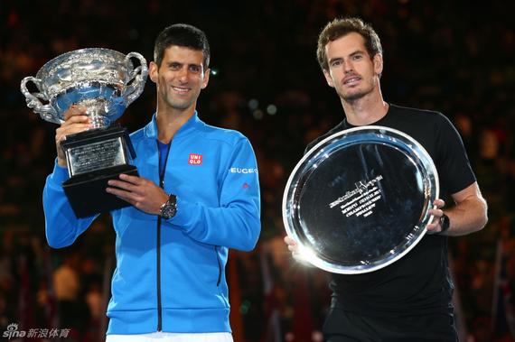 小德&穆雷在2015年澳网男单决赛