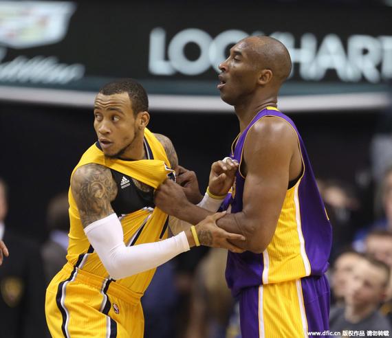 科比没能帮助湖人翻盘