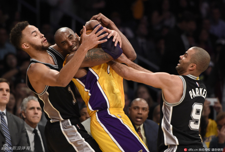 科比碰马刺总是很艰难