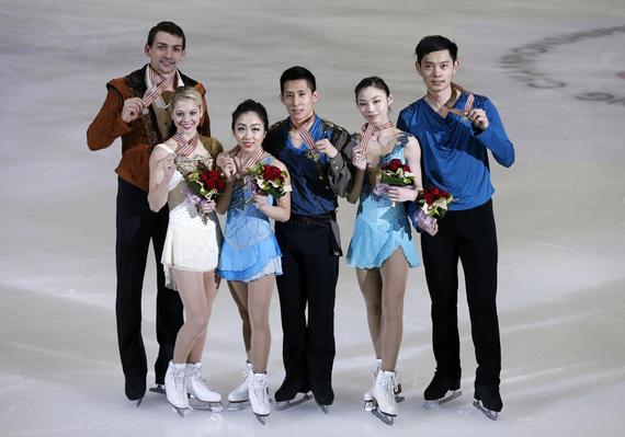 2016四大洲赛双人滑前三名