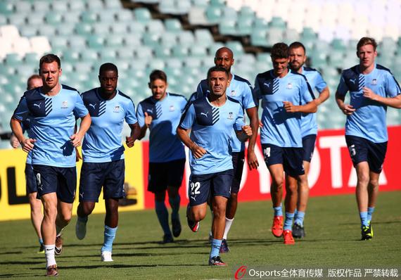 悉尼FC众将训练备战亚冠