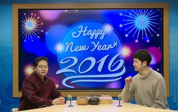 真疯叔叔(左)在围棋TV接受专访